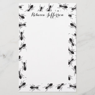 Papeterie Funny Black Ants Motif