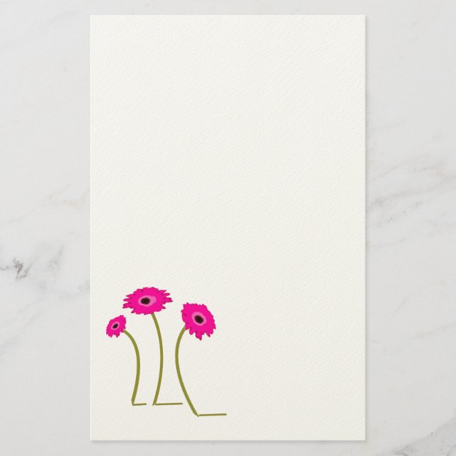 Papeterie Gerber Daisy framboise (Devant)