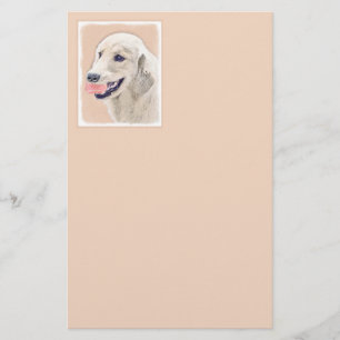 Papeterie Golden Retriever avec Tennis Ball Peinture Chien A