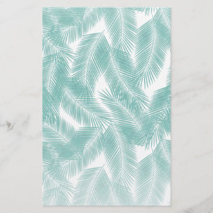 Papeterie Green Tropical Palm Feuille Motif