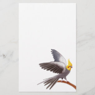 Papeterie grise de Cockatiel