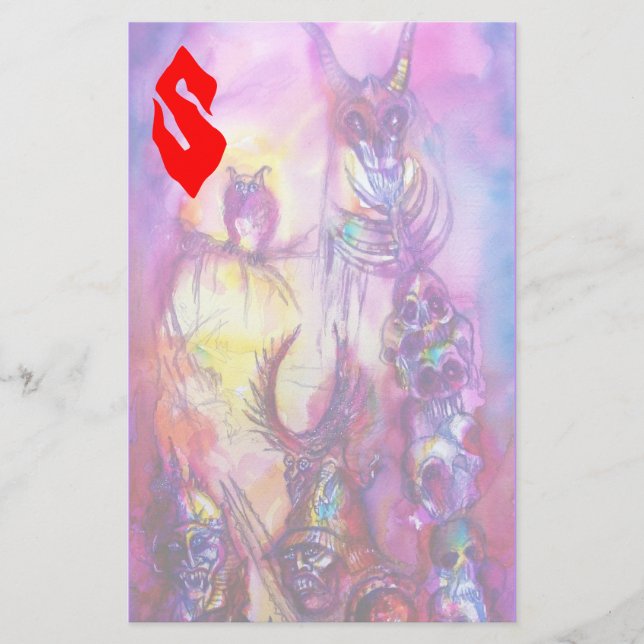 Papeterie HALLOWEEN MONSTERS / ORK WAR Imaginaire (Devant)