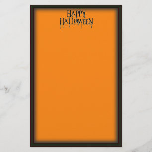 Papeterie Happy Halloween Drippy Texte Image