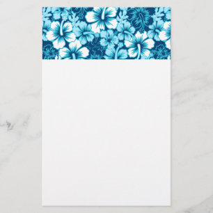 Papeterie hibiscus floral surf