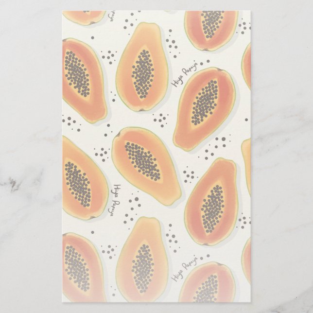 Papeterie Hiya Papaya Motif (Devant)