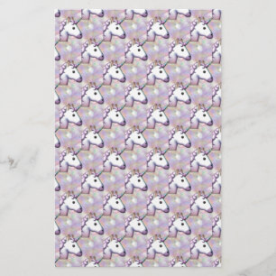 Papeterie hologramme licorne émoji