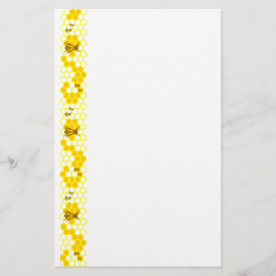 Papeterie Honey Bee Yellow Honeypews Papier à lettres