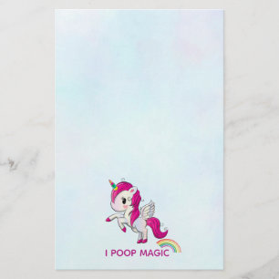 Papeterie I Poop Magic Funny Unicorne Dit