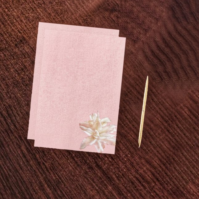 Papeterie Imaginaire rose Lily (Pretty stationery paper, to write those special letters, to your loved ones!)