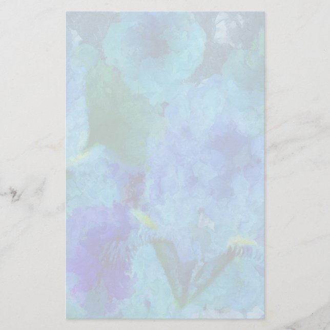 Papeterie Iris bleu (Devant)