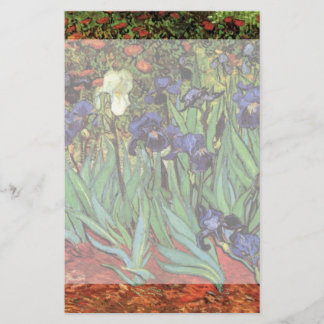 Papeterie Irises de Vincent van Gogh, Jardin Vintage