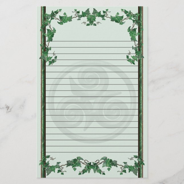 Papeterie Ivy Triskel Lined (Devant)