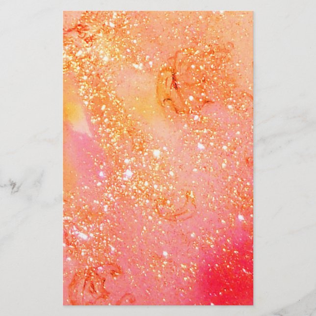 Papeterie JARDIN DES OMBRES PERDUES, or rose (Devant)