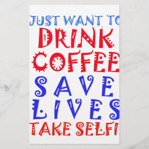 Papeterie Je veux juste boire du café