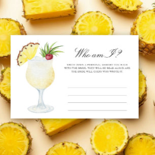 Papeterie Jeu de cocktail à la noix de coco pour enterrement