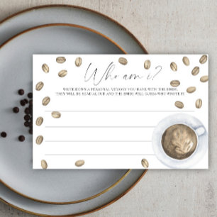 Papeterie Jeux de mariage Love is brewing Baby shower Qui su