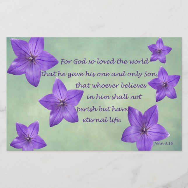 Papeterie John 3:16 (Devant)