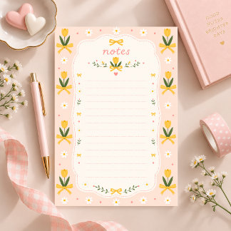 Papeterie Joli papier à lettres Tulipe Stationery