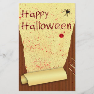 Papeterie Joyeux Halloween Fond d'écran Sanglant