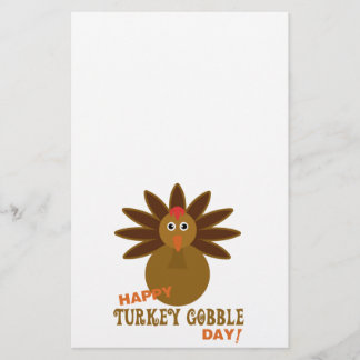 Papeterie Joyeux Jour de la grogne turque Thanksgiving
