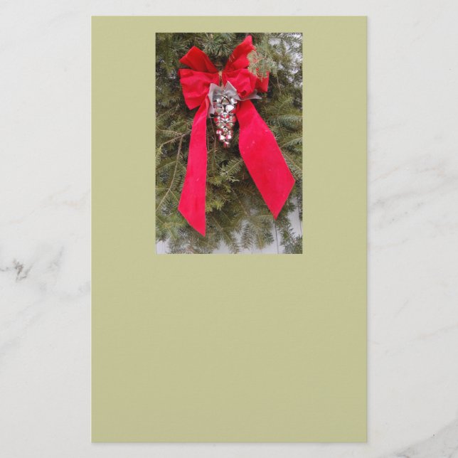 Papeterie Joyeux Noël Red Bow (Devant)