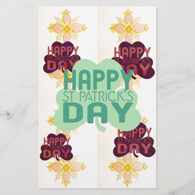 Papeterie Joyeux Saint Patrick's Day Lovely Art Print (Devant)
