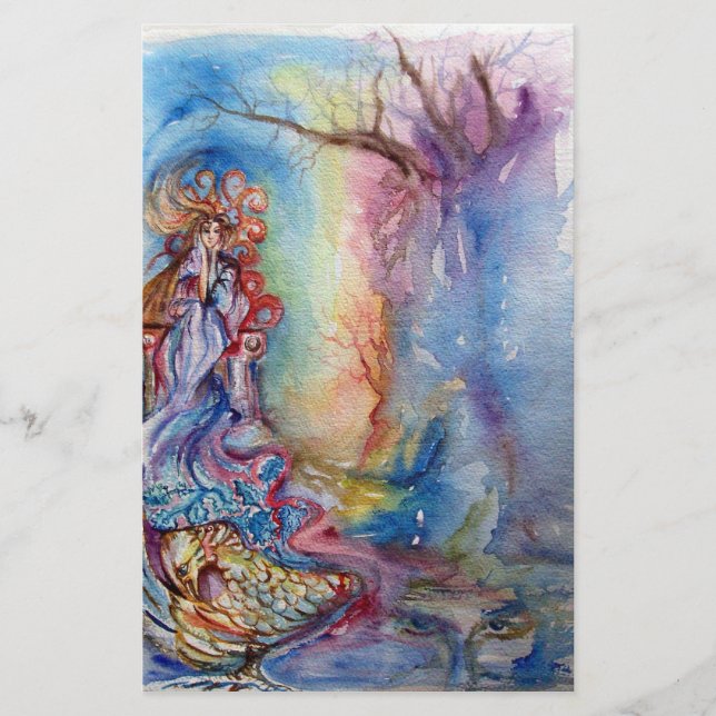 Papeterie LA FEMME DU LAC, La Magie et le Mystère (Devant)