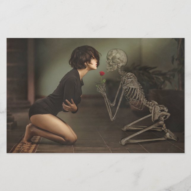 Papeterie La mort et la jeune femme (Devant)