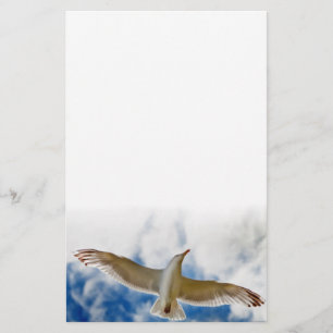 Papeterie La mouette glissant en vol se ferment avec les