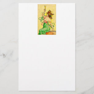 Papeterie Lady Champaine Art Nouveau