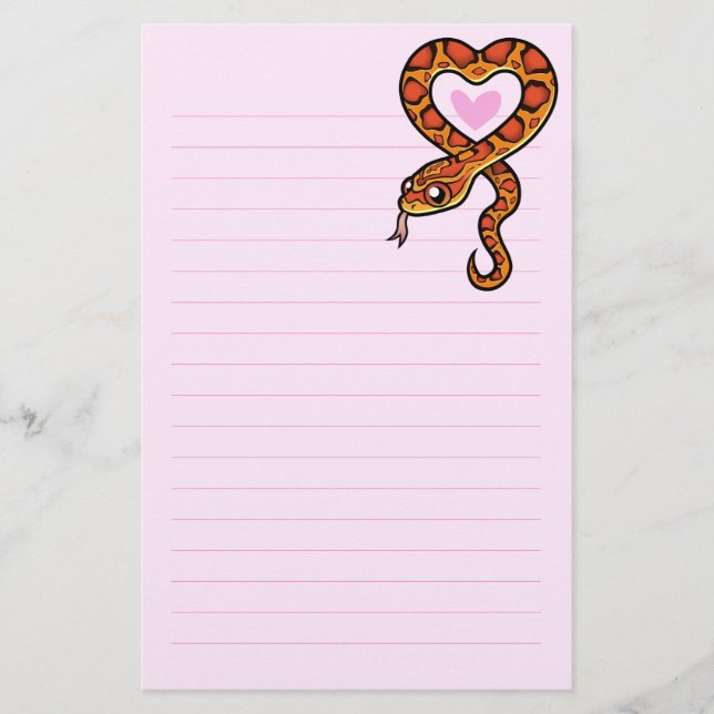 Papeterie L'amour du serpent (Devant)