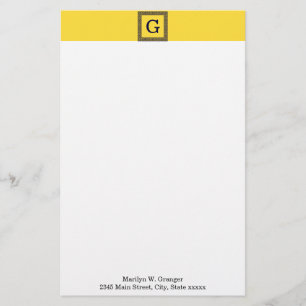 Papeterie L'ananas, la clé grecque #1 de bleu marine a