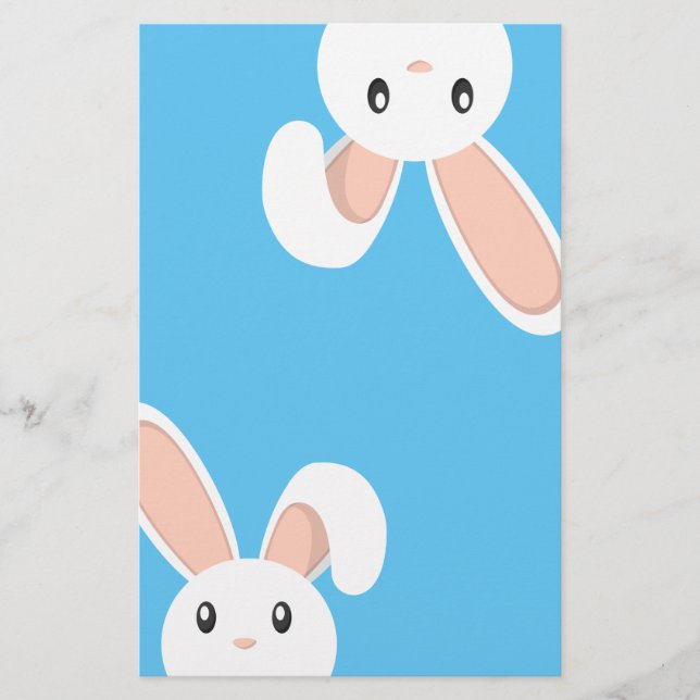 Papeterie Lapin de Pâques piaulant (Devant)