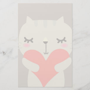 Papeterie Lapin mignon avec amour