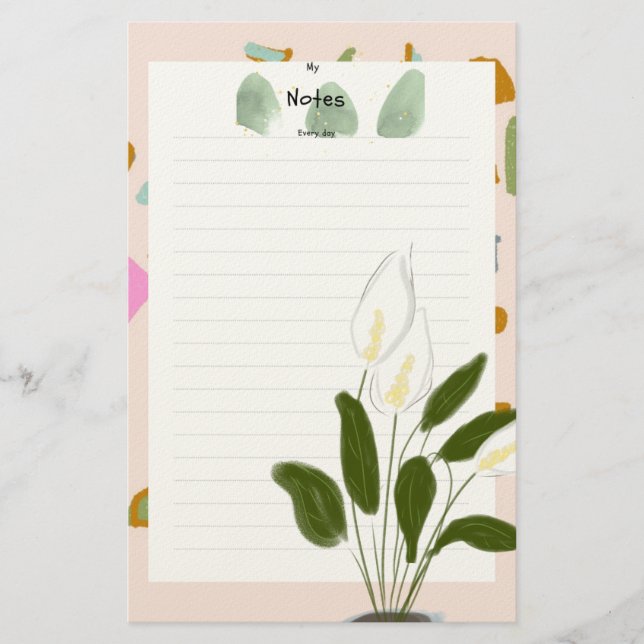 Papeterie Le bonheur de la femme du Bloc-notes (Devant)