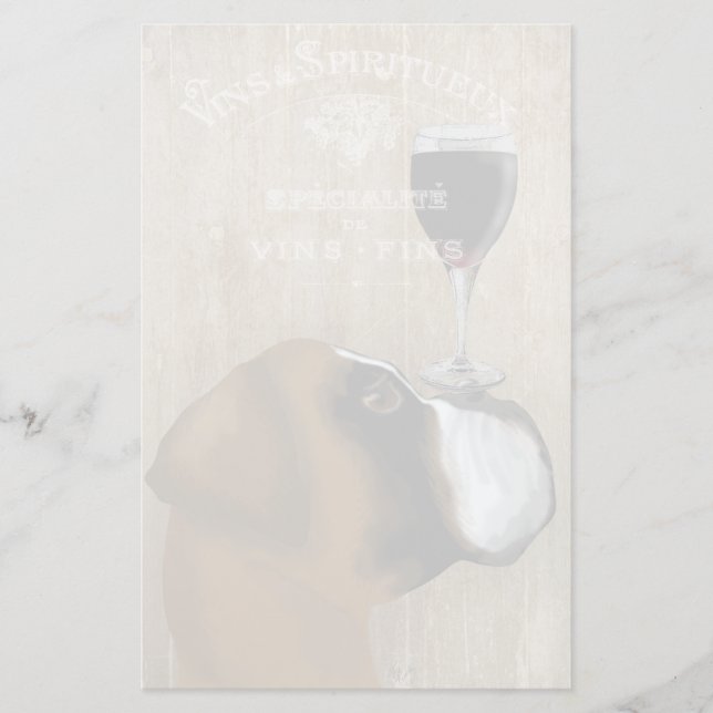 Papeterie Le chien au vin (Devant)
