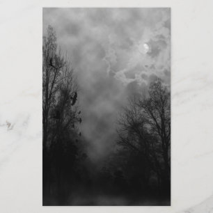 Papeterie Le ciel d'Halloween hanté par les aventures