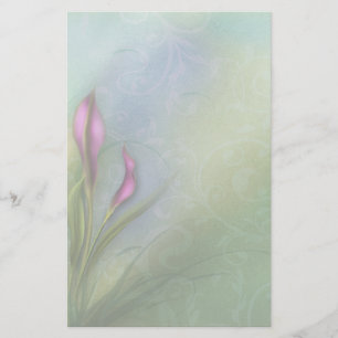 Papeterie Le coeur d'une femme - zantedeschia