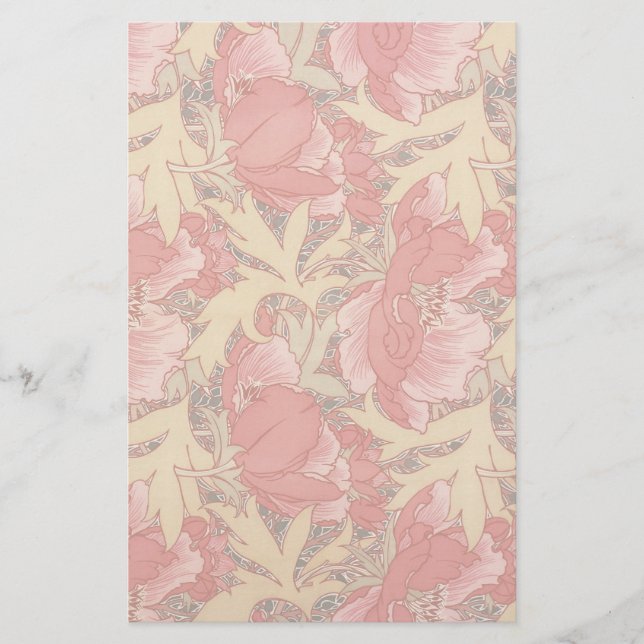 Papeterie Le Motif Floral Art nouveau de William Morris (Devant)