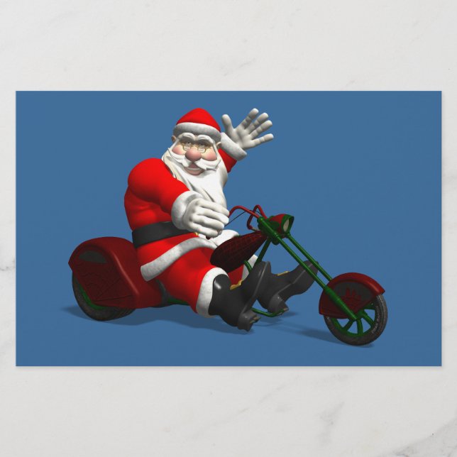 Papeterie Le Père Noël En Voyage (Devant)
