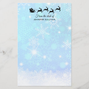 Papeterie Le Père Noël et son renne volant