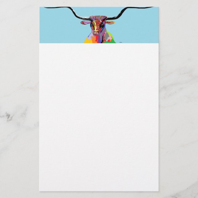 Papeterie Le Texas Longhorn (Devant)