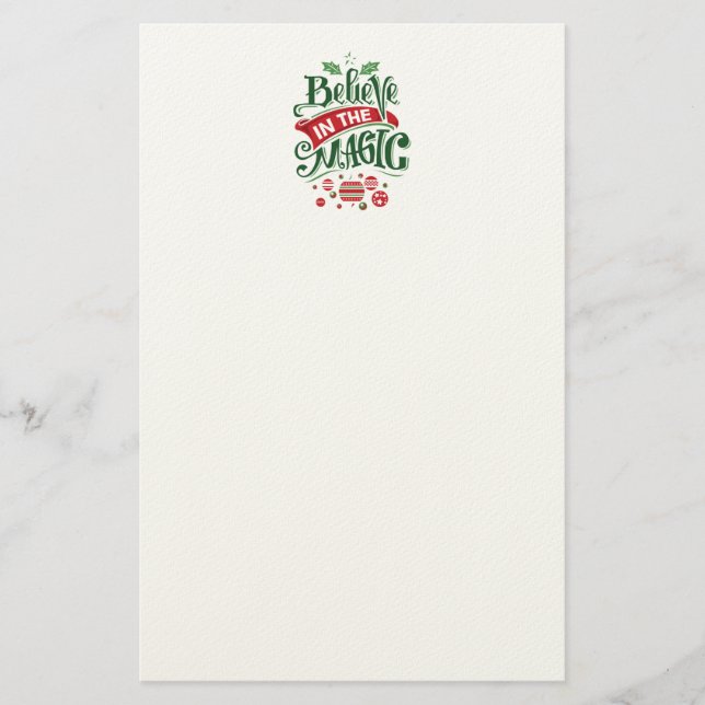 Papeterie Le Typographe du Magic Christmas (Devant)