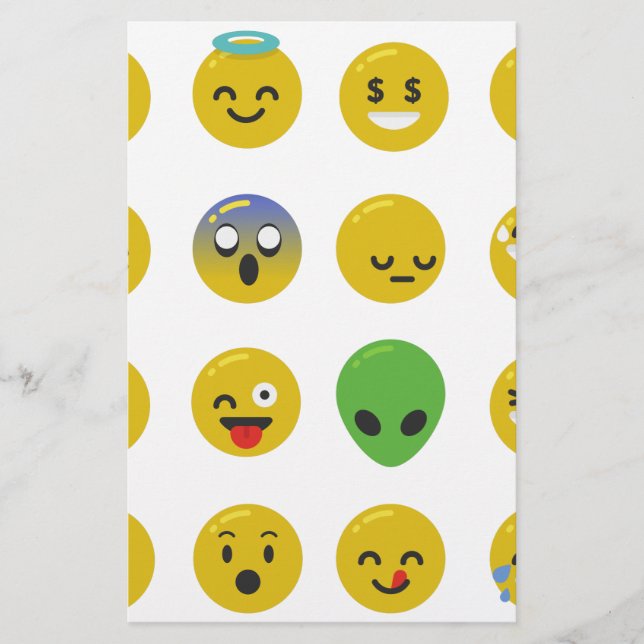 Papeterie Le visage heureux d'Emoji (Devant)