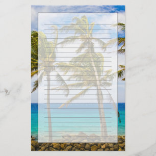 Papeterie Les cocotiers (Cocos nucifera) se balancent dans