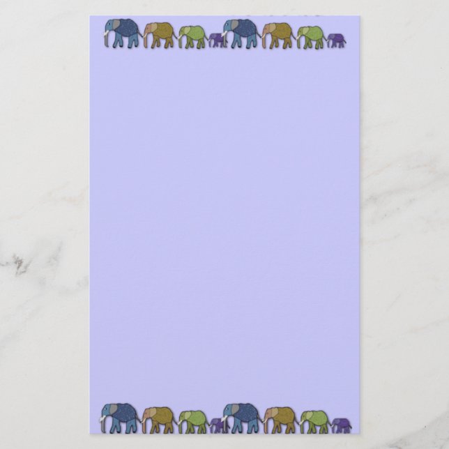 Papeterie Les éléphants n'oublient jamais (Devant)