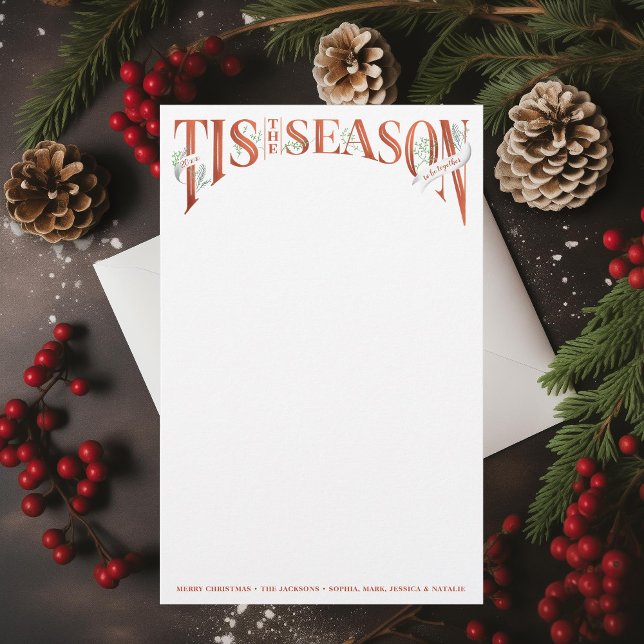 Papeterie Lettré À La Main Ceci La Saison Noël (Créateur téléchargé)
