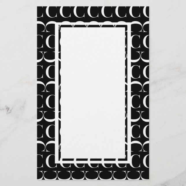 Papeterie Lettre initiale C (Devant)