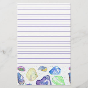 Papeterie Lettre Ocean Beach Seashells
