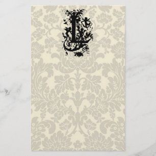 Papeterie Lettre orange "L"